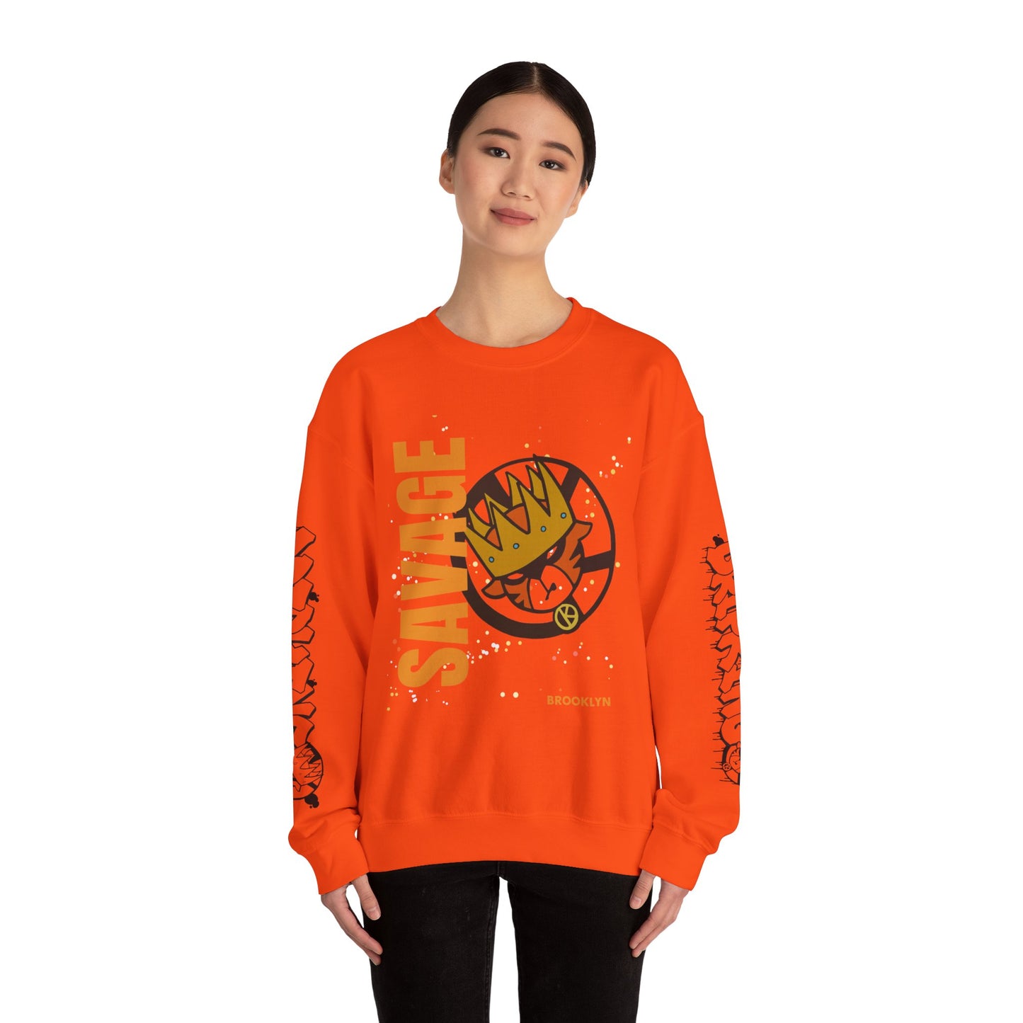 Urban Savage Crewneck Sweatshirt - Drip King Design