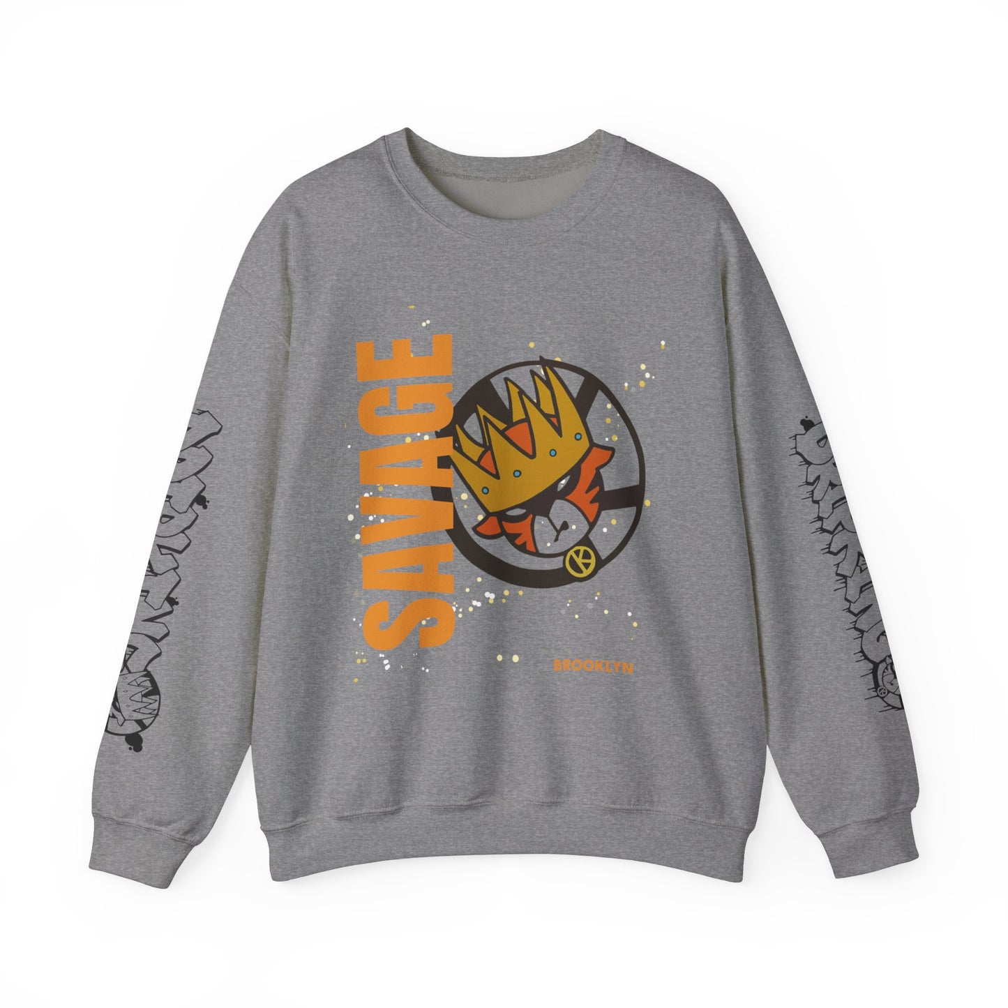 Urban Savage Crewneck Sweatshirt - Drip King Design