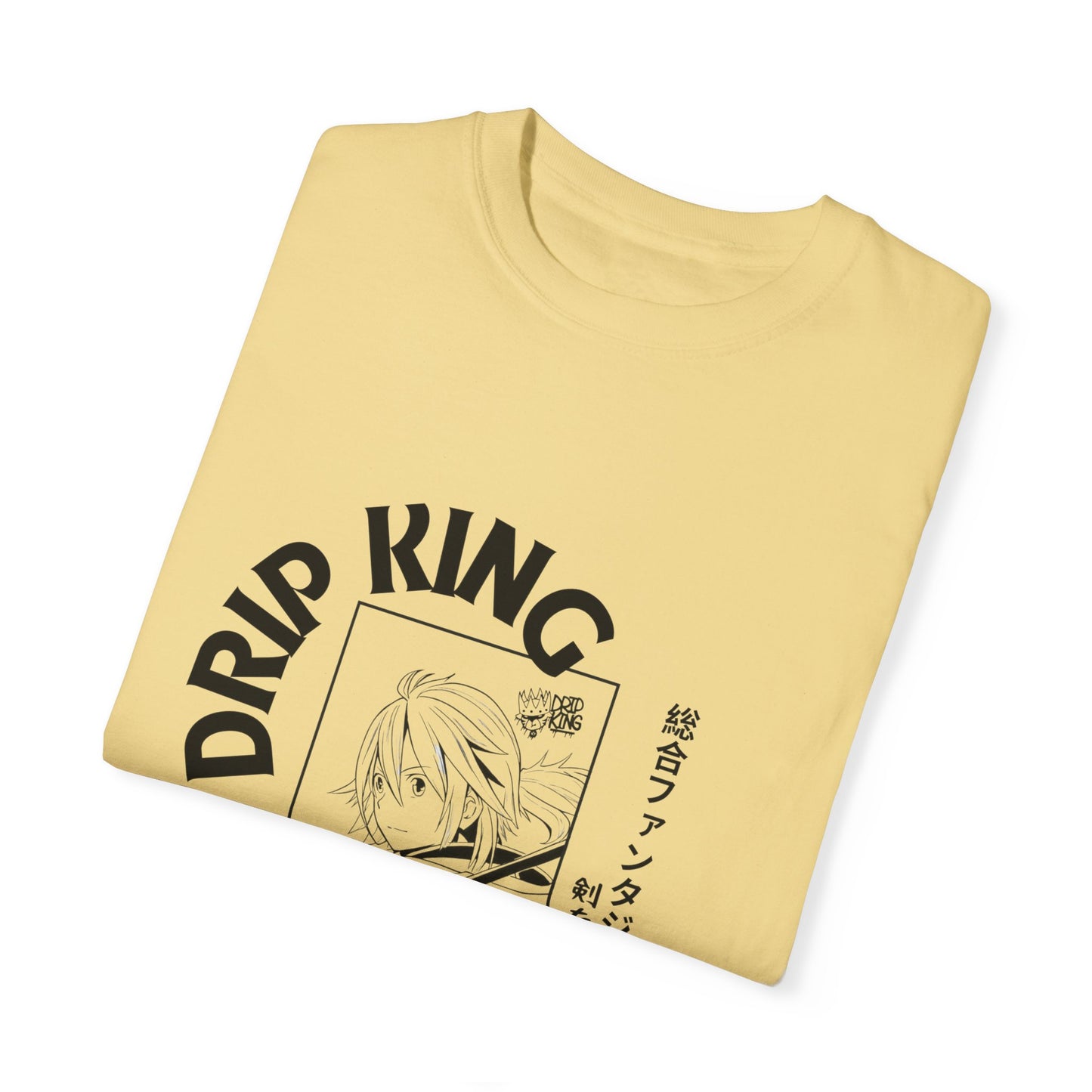 Drip King Unisex Garment-Dyed T-Shirt - Streetwear Vibe for Trendsetters