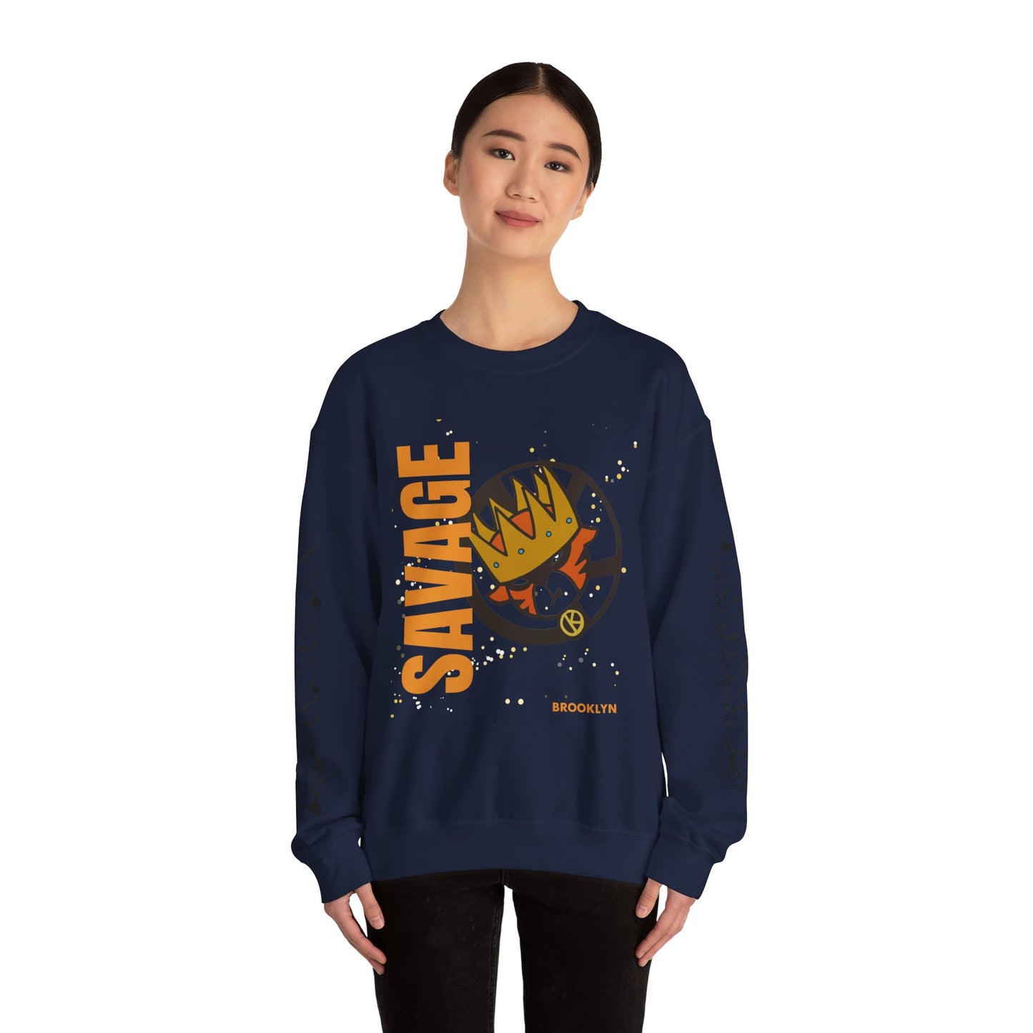 Urban Savage Crewneck Sweatshirt - Drip King Design