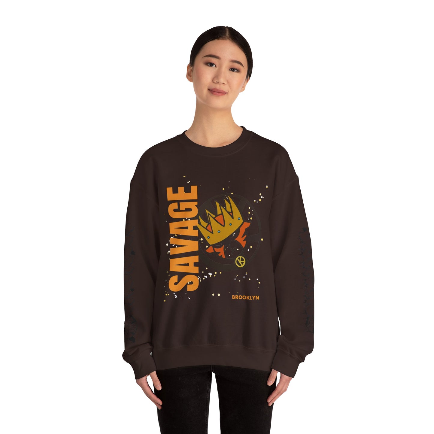 Urban Savage Crewneck Sweatshirt - Drip King Design