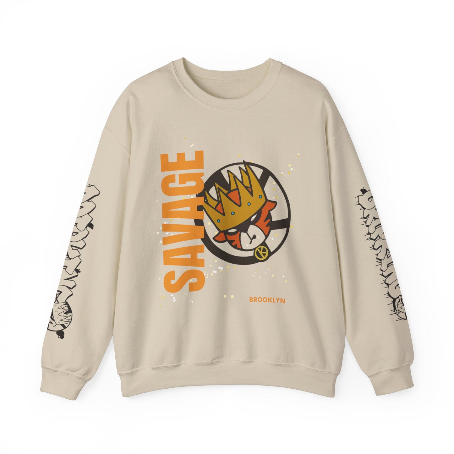 Urban Savage Crewneck Sweatshirt - Drip King Design