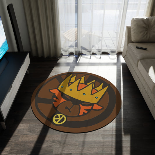 Drip King Round Rug