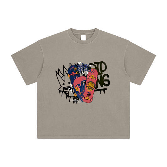 Enzyme Washed T-Shirt