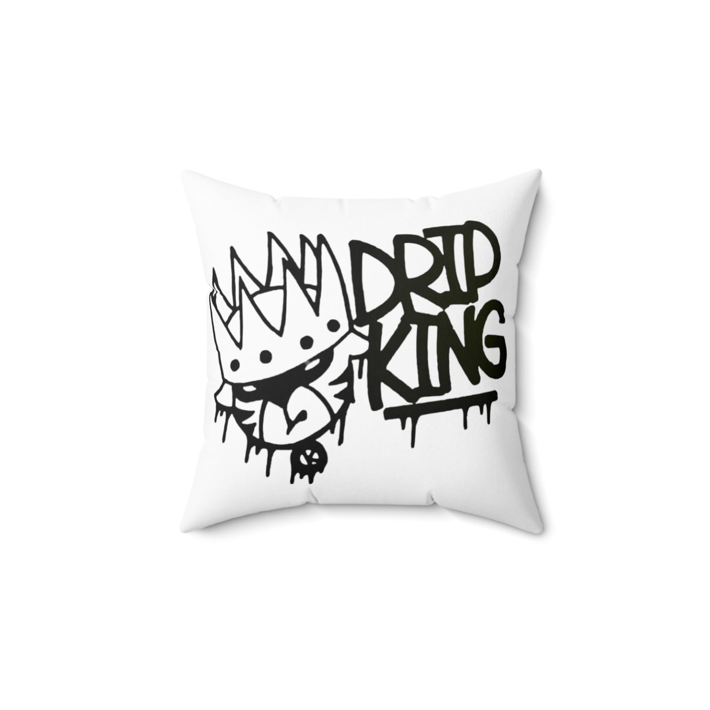 Drip King Spun Polyester Square Pillow