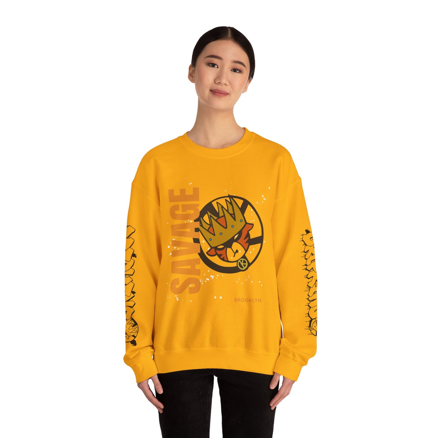 Urban Savage Crewneck Sweatshirt - Drip King Design
