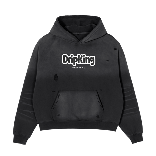 Frayed Sunfade Boxy Hoodie
