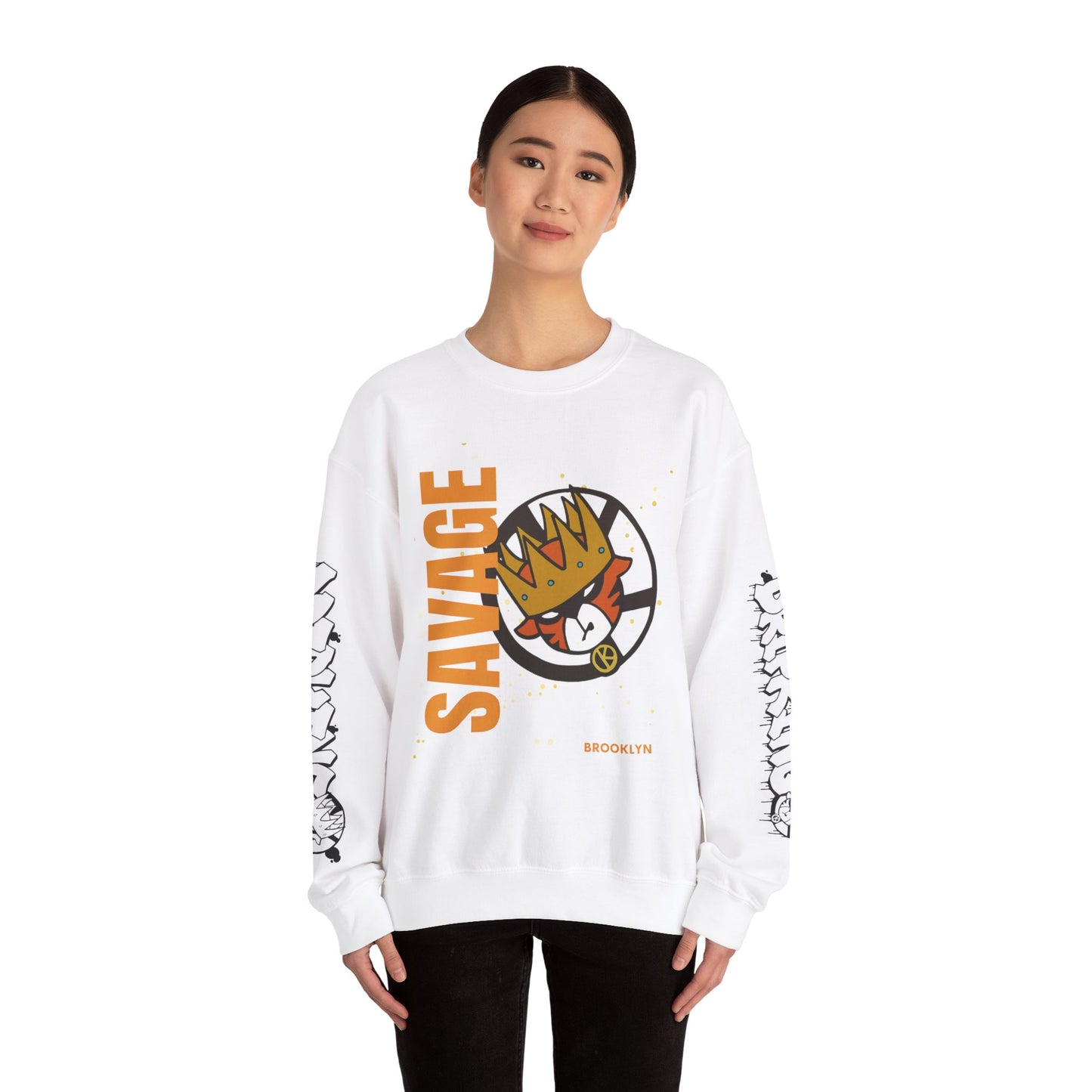 Urban Savage Crewneck Sweatshirt - Drip King Design