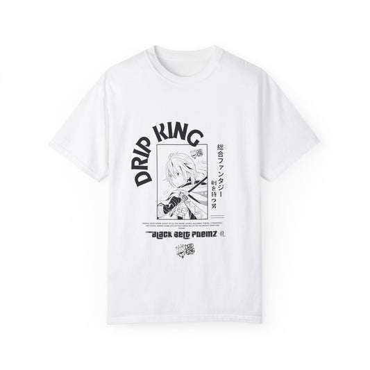 Drip King Unisex Garment-Dyed T-Shirt - Streetwear Vibe for Trendsetters