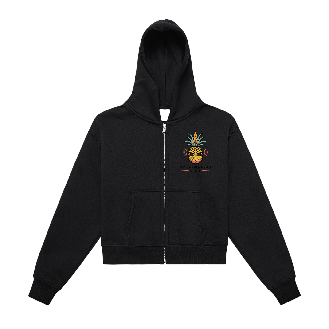 pineapple crop hoody,pineapple girls ,pineapple women