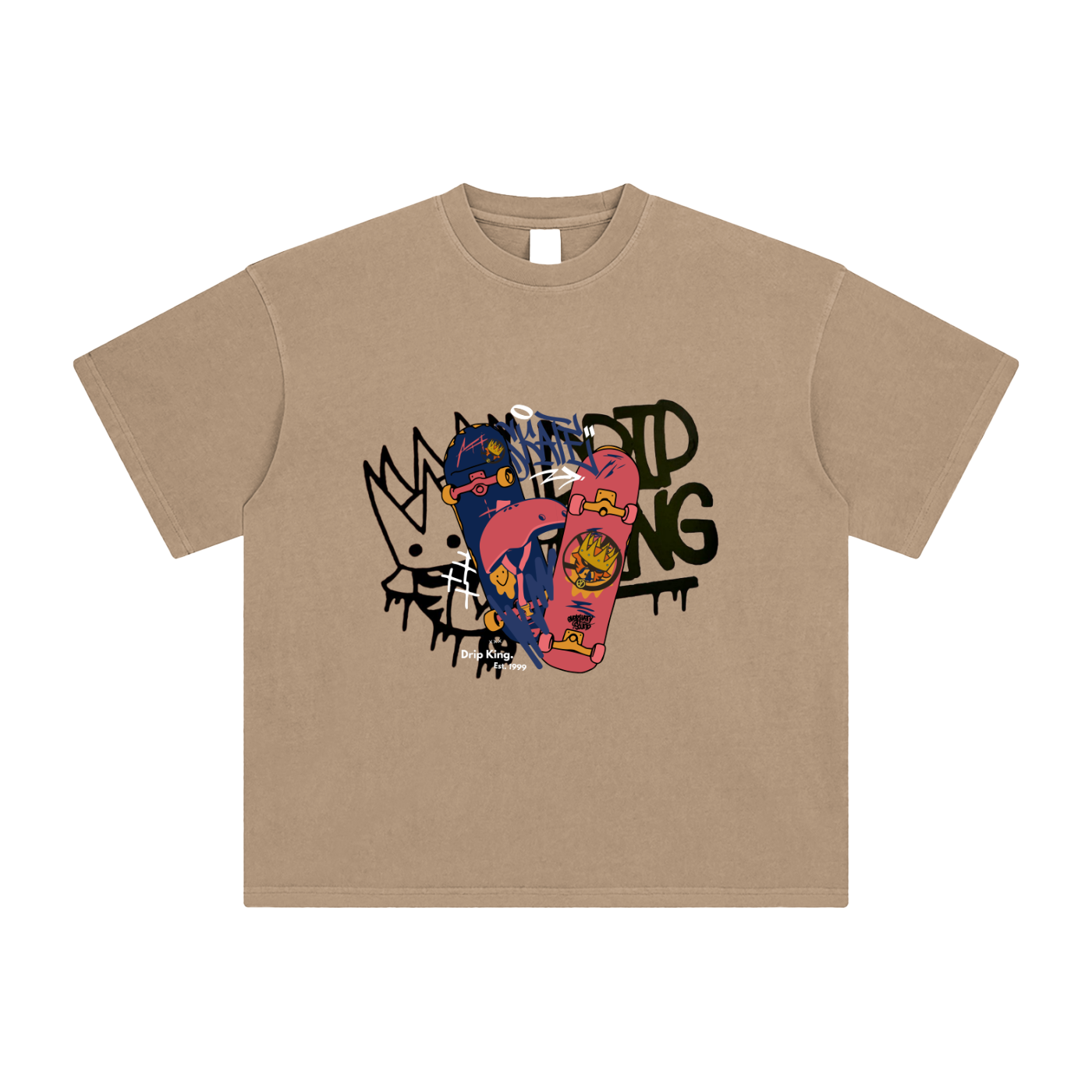 Enzyme Washed T-Shirt