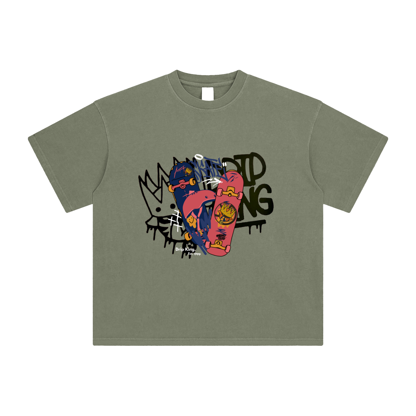 Enzyme Washed T-Shirt