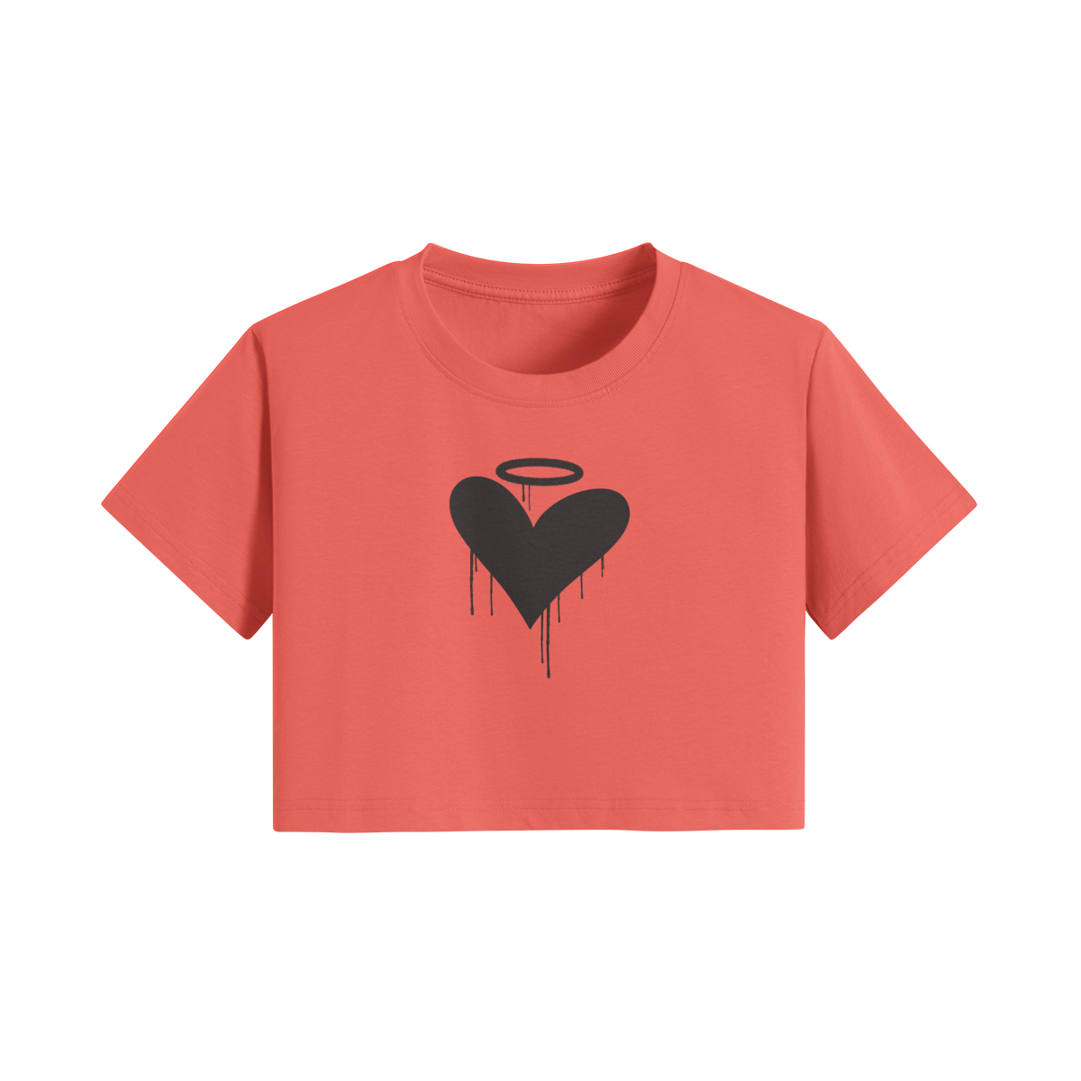 Reina heart Crop top