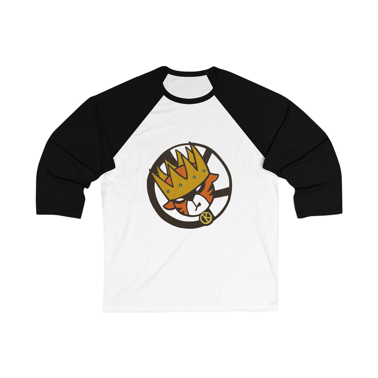 drip king 3\4 Sleeve Baseball Tee