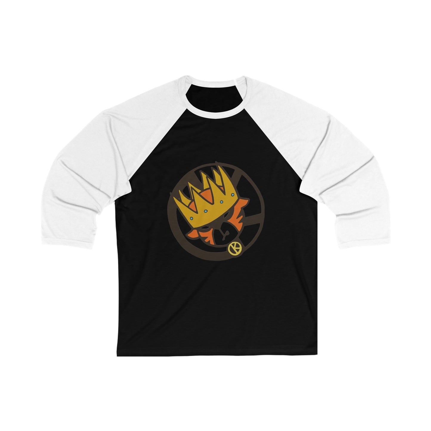 drip king 3\4 Sleeve Baseball Tee