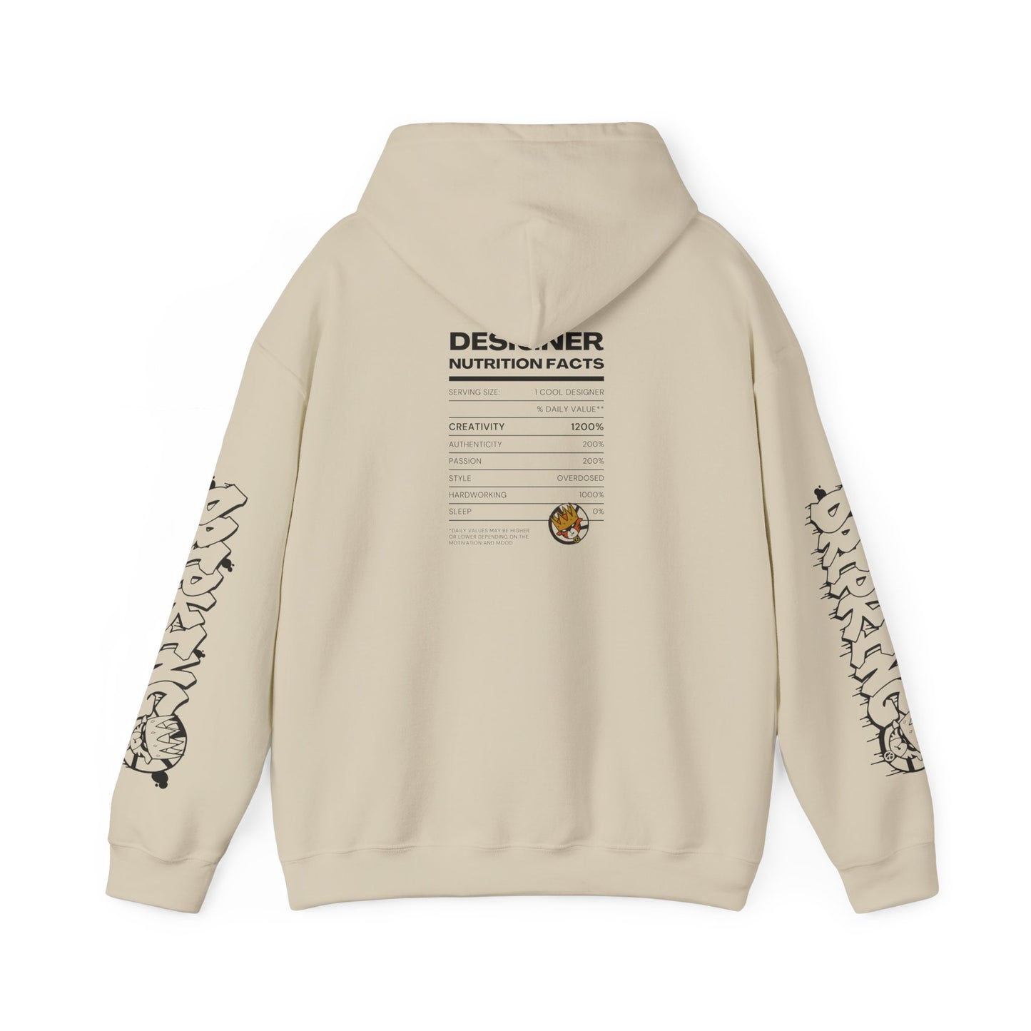 Creative Vibes Unisex Heavy Blend™ Hooded Sweatshirt - Stylish Graphic Print