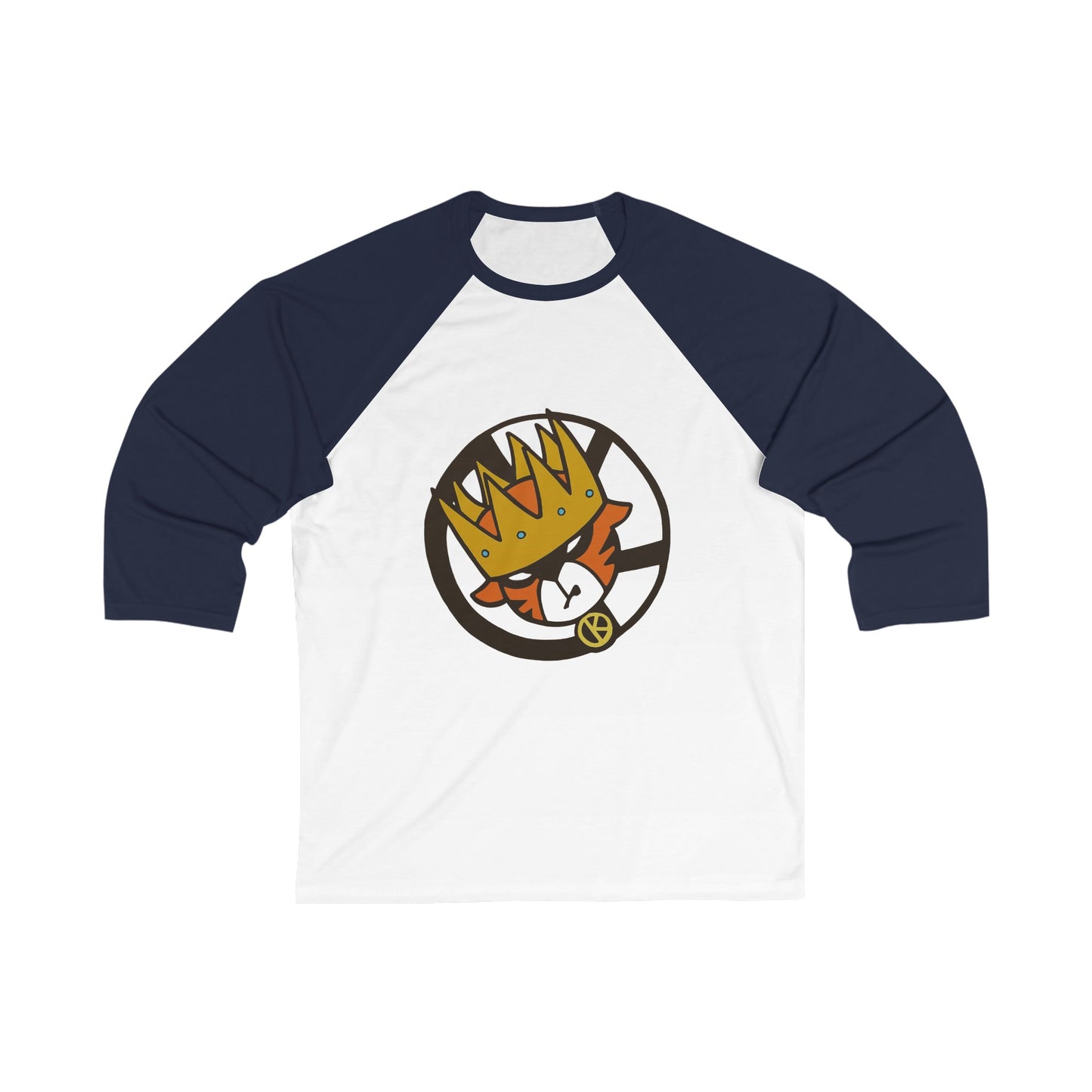 drip king 3\4 Sleeve Baseball Tee