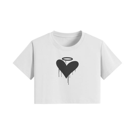 Reina heart Crop top