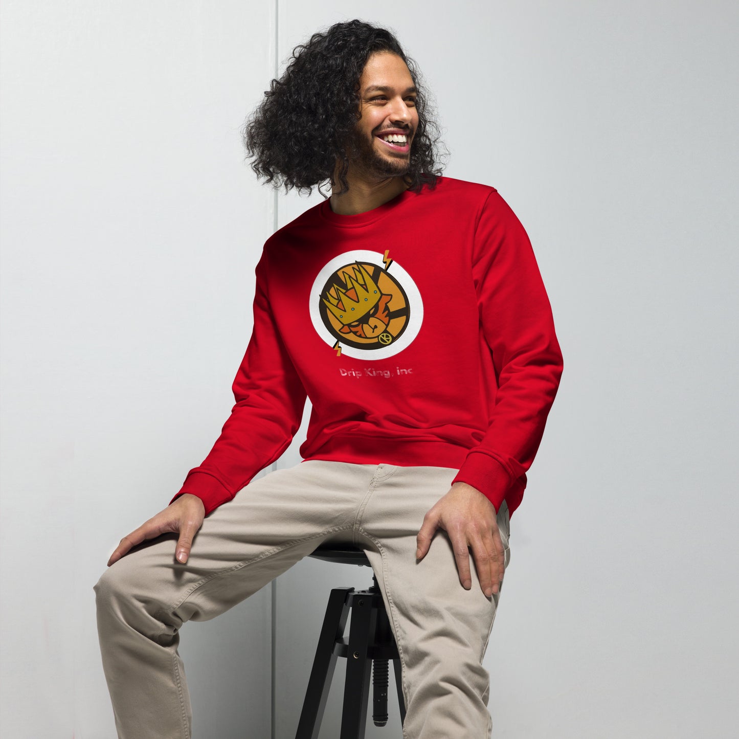 drip king Unisex organic sweatshirt