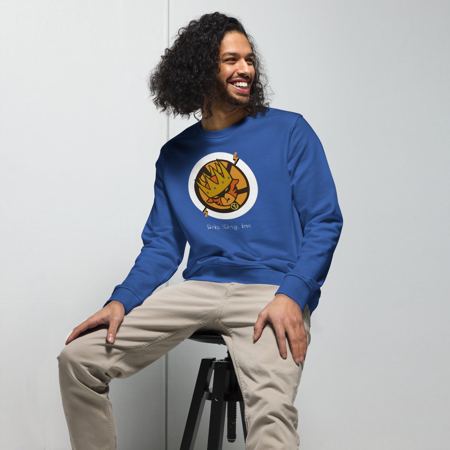 drip king Unisex organic sweatshirt